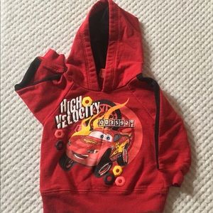 DISNEY CARS HOODIE 12 month NWOT